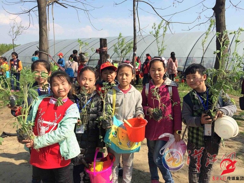 3月26日，长征路小学、34中、黄家小学和孙庄小学的小记者，先后600人来到位于鱼梁洲的薰衣草庄园采风。